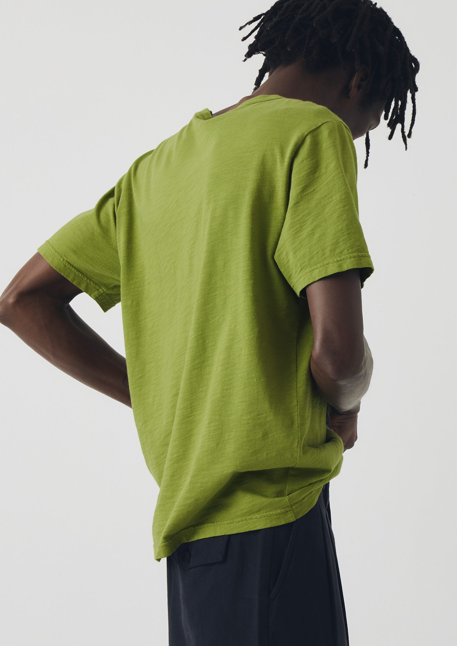 Theo Organic Cotton Short Sleeve Tee | Calla Green 3 Theo Organic Cotton Short Sleeve Tee | Calla Green