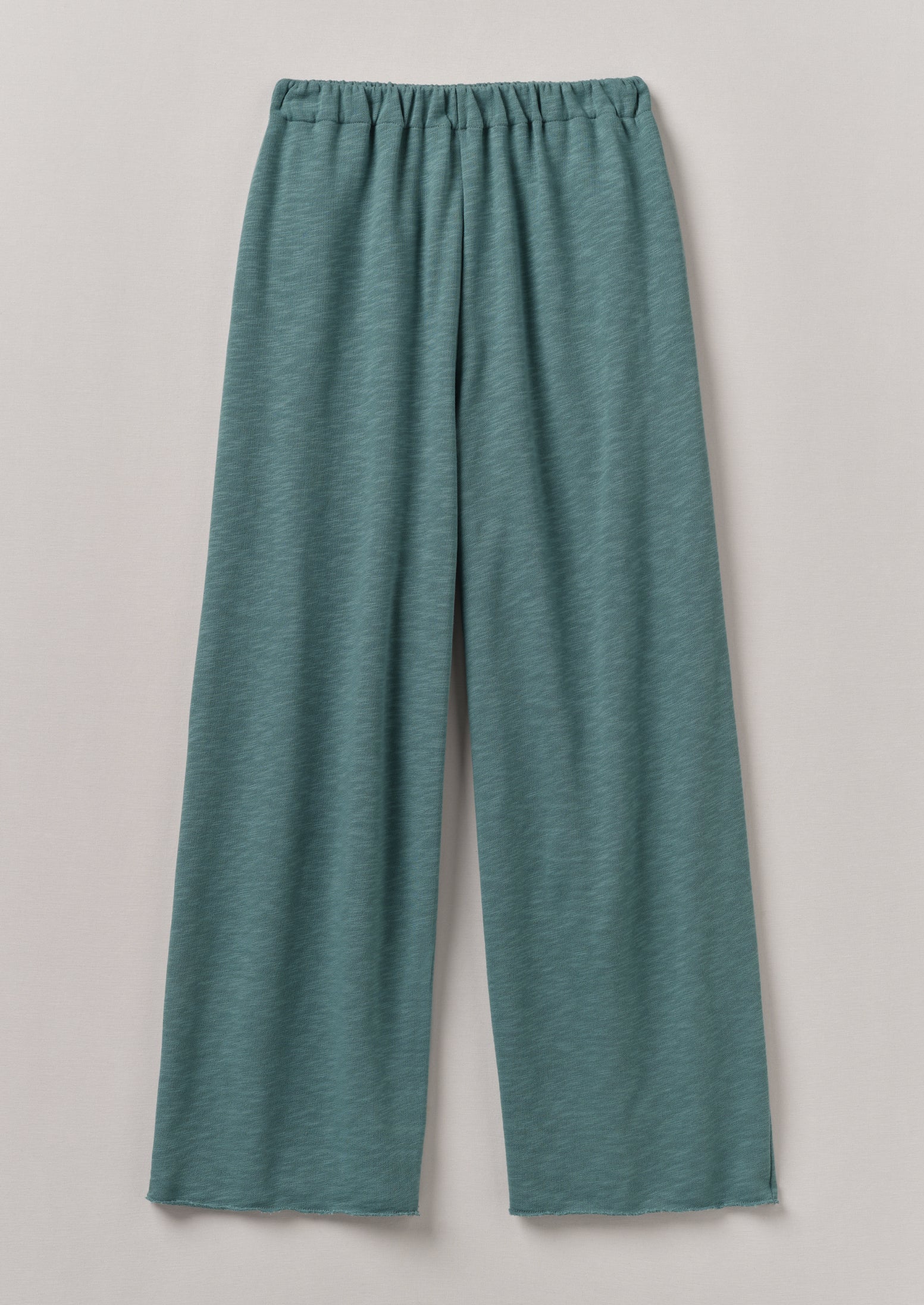 Full Length Loopback Jersey Trousers | Dusty Jade