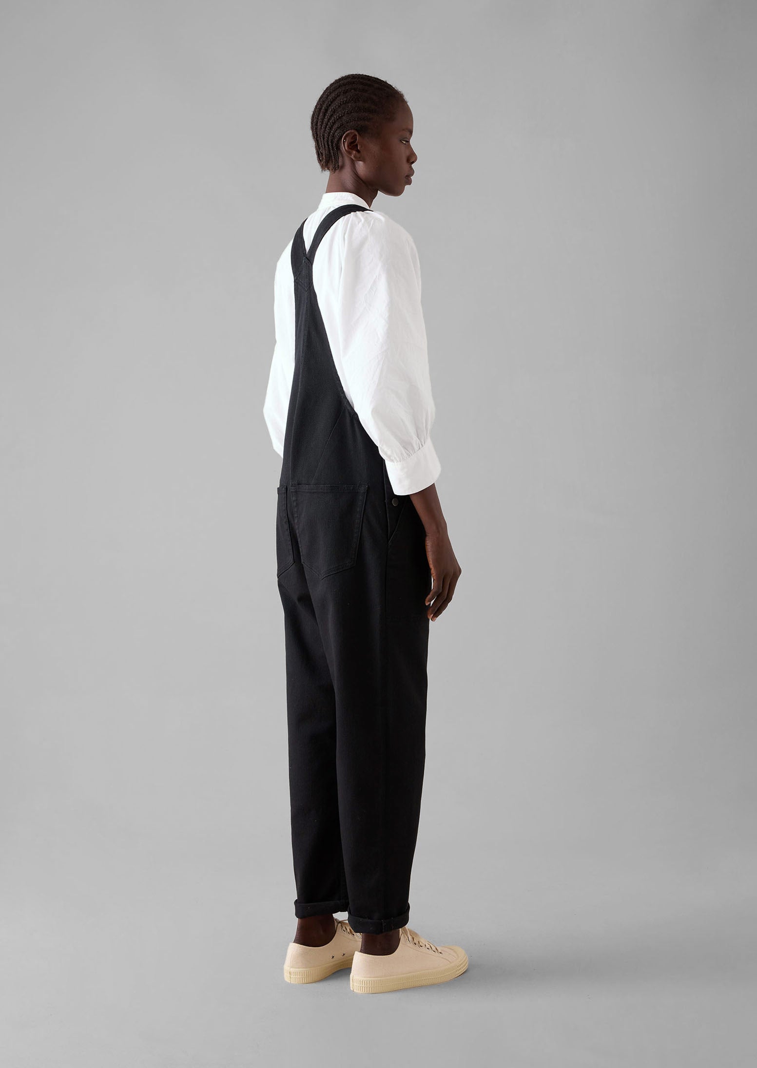 Jessa Denim Dungarees | Black 5 Jessa Denim Dungarees | Black
