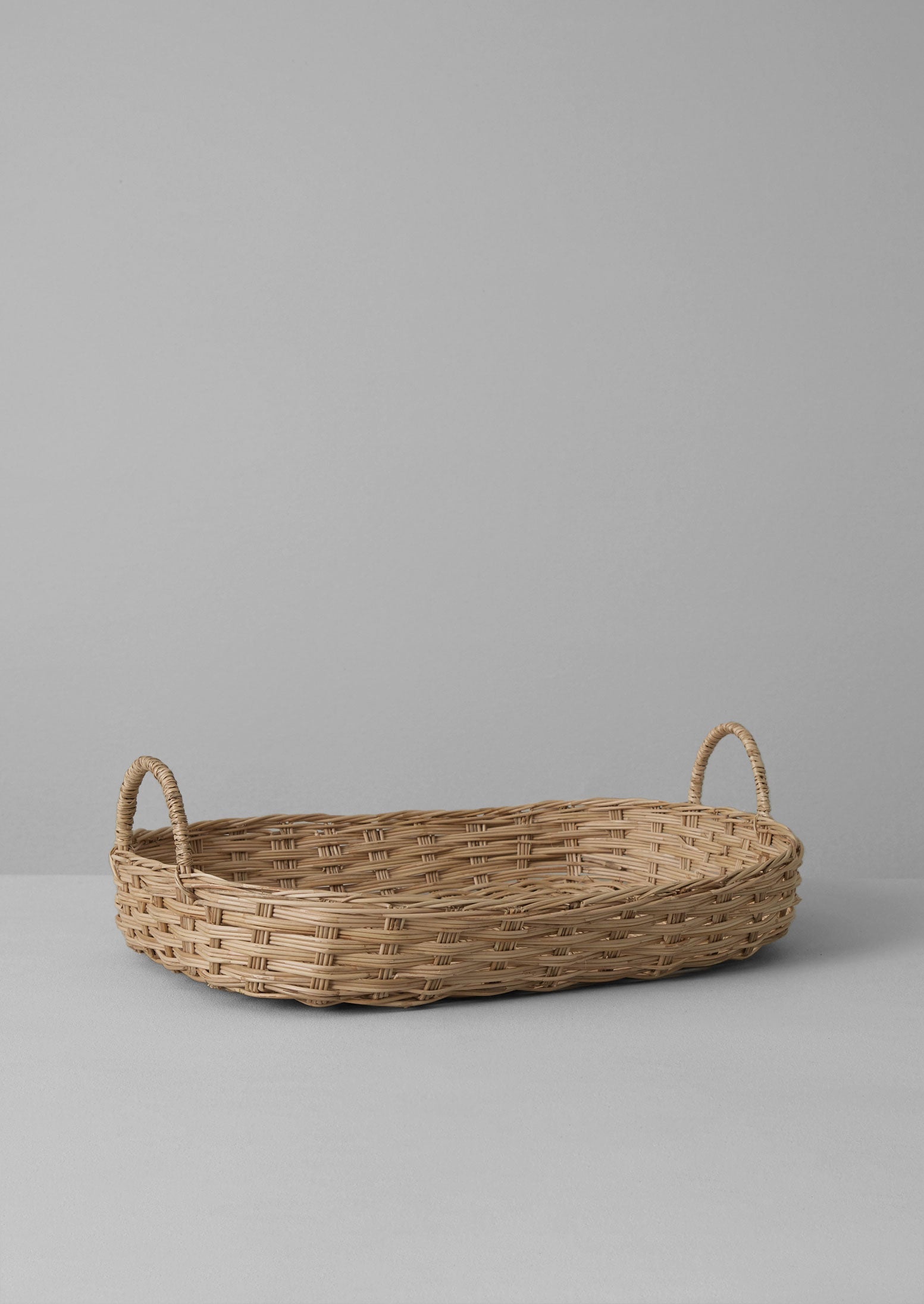 Hand Woven Wicker Tray | Natural
