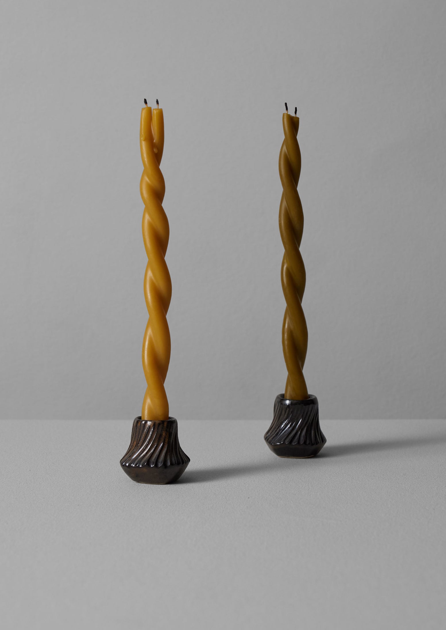 PPP Lab Hand Pinched Stoneware Candle Holder | Dark Brown 4 PPP Lab Hand Pinched Stoneware Candle Holder | Dark Brown