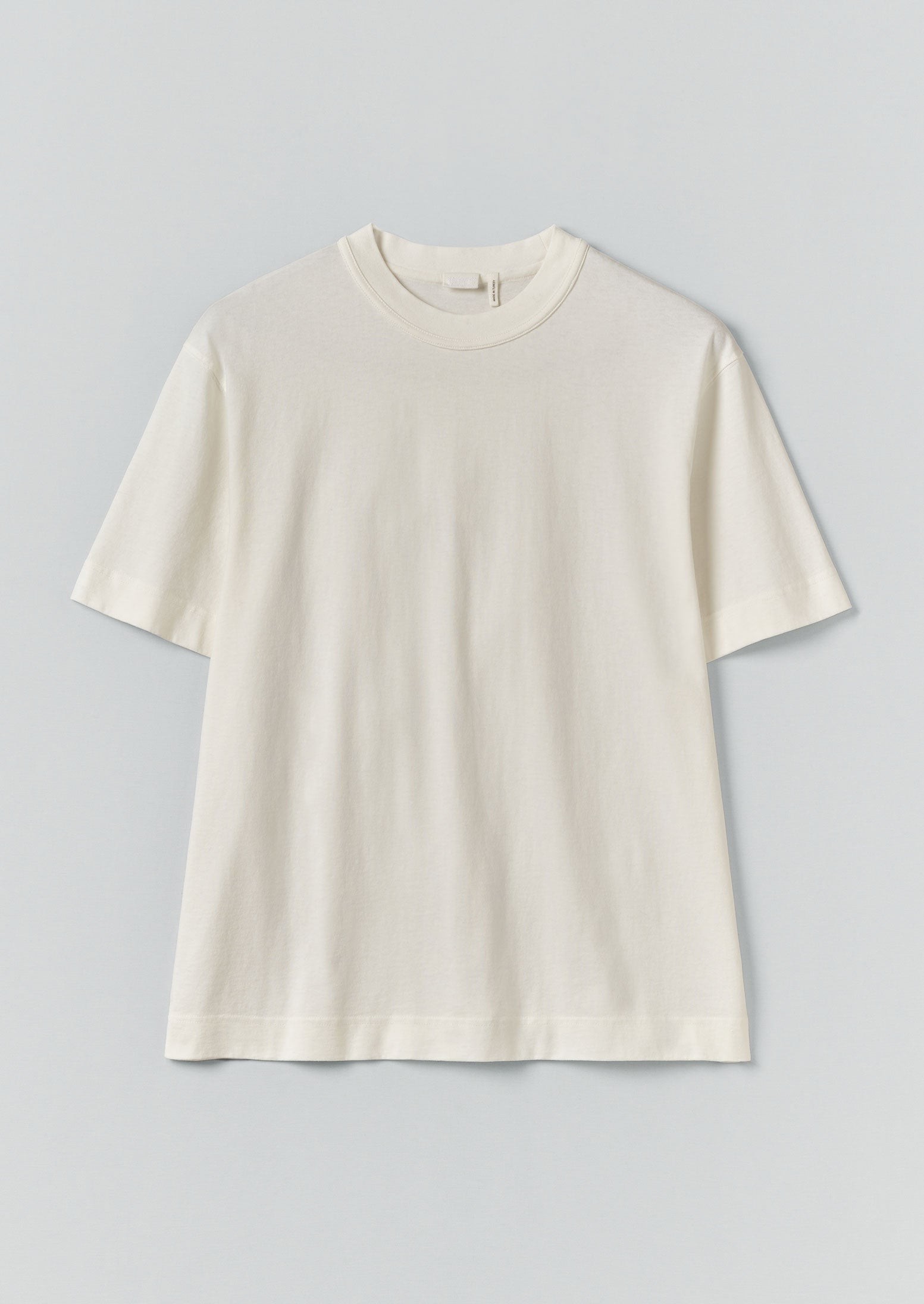 Cotton Relaxed Tee | Paper White