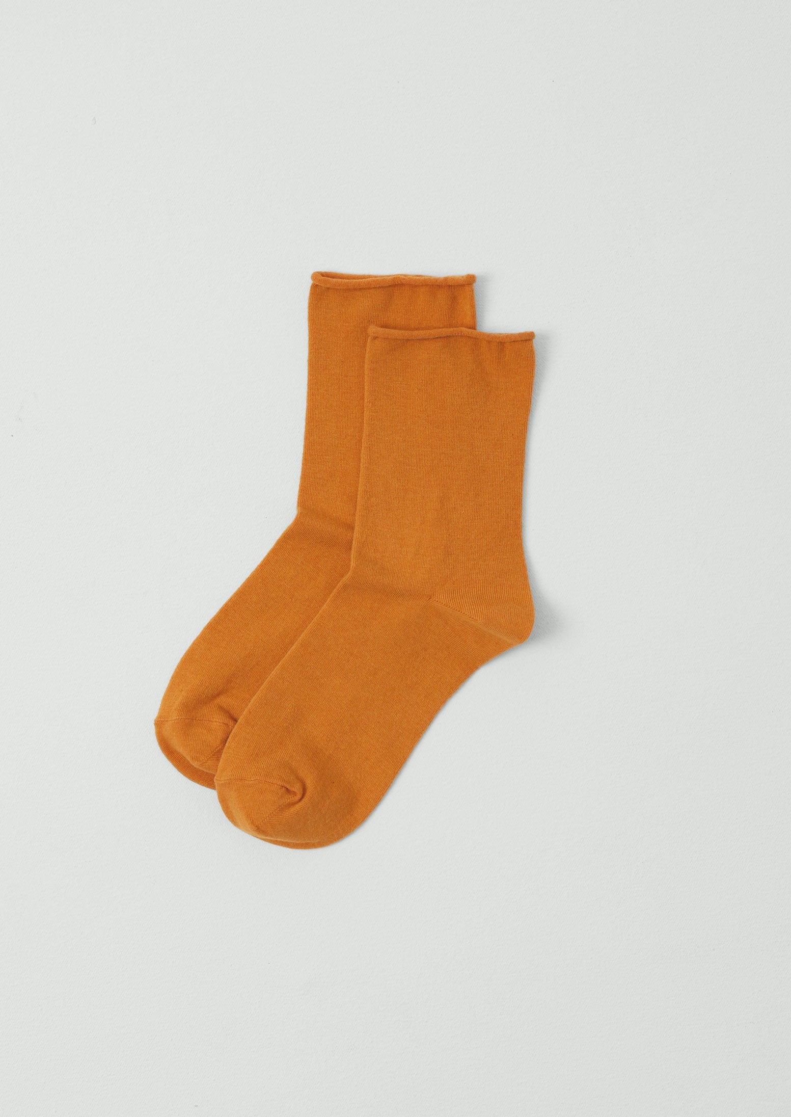 Fine Cotton Cashmere Socks | Melon