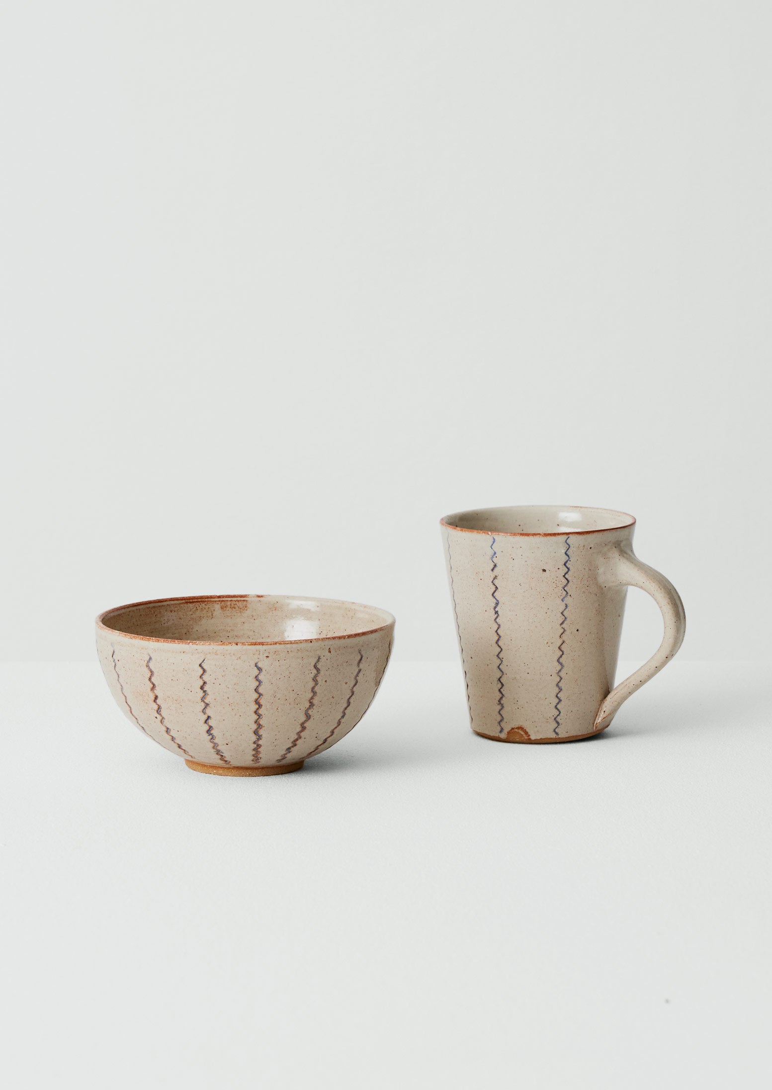 Gilliflower Pottery Zig Zag Mug | Cream 3 Gilliflower Pottery Zig Zag Mug | Cream