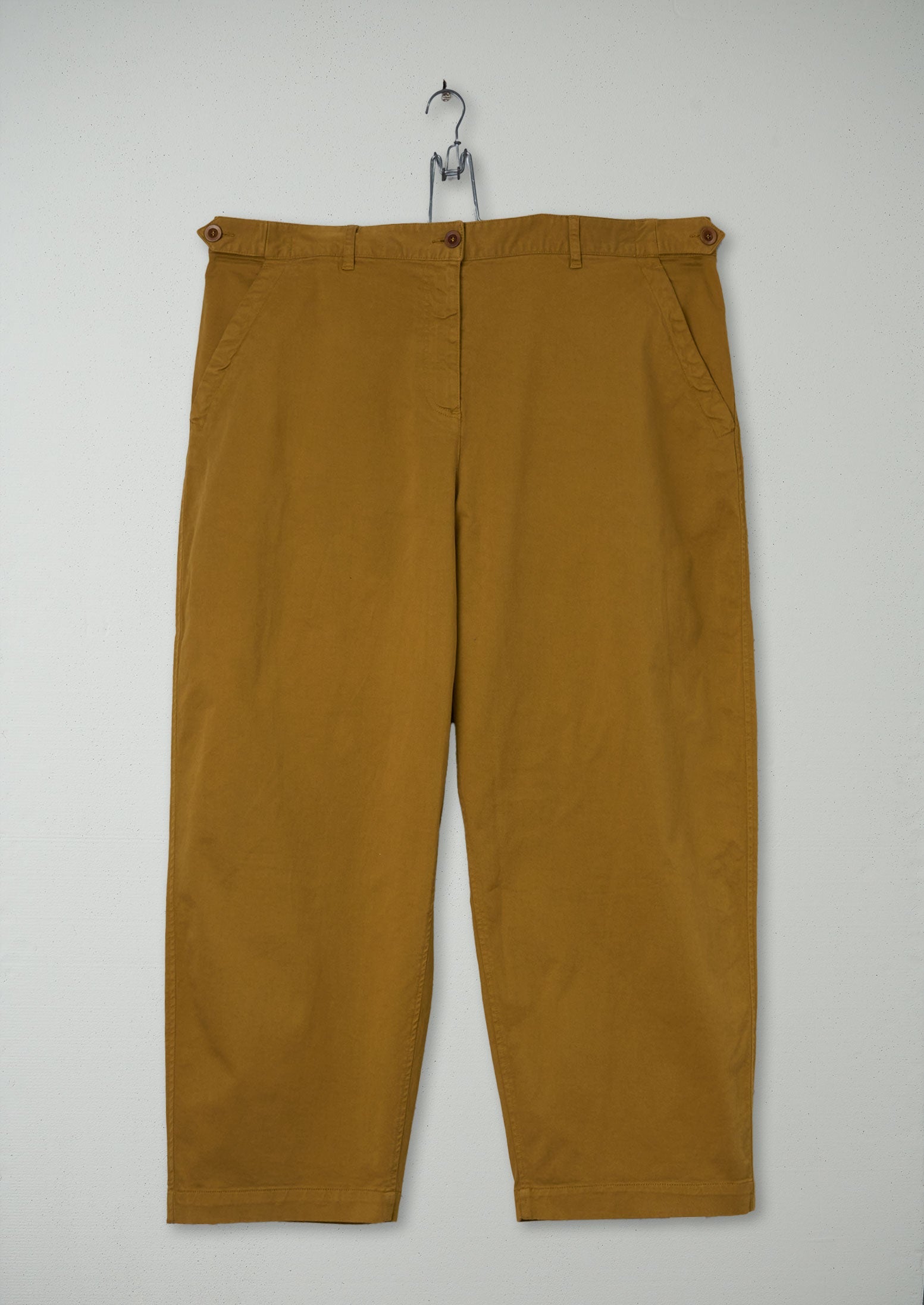 Reworn Flat Front Trousers Size 18 (661) | Pecan