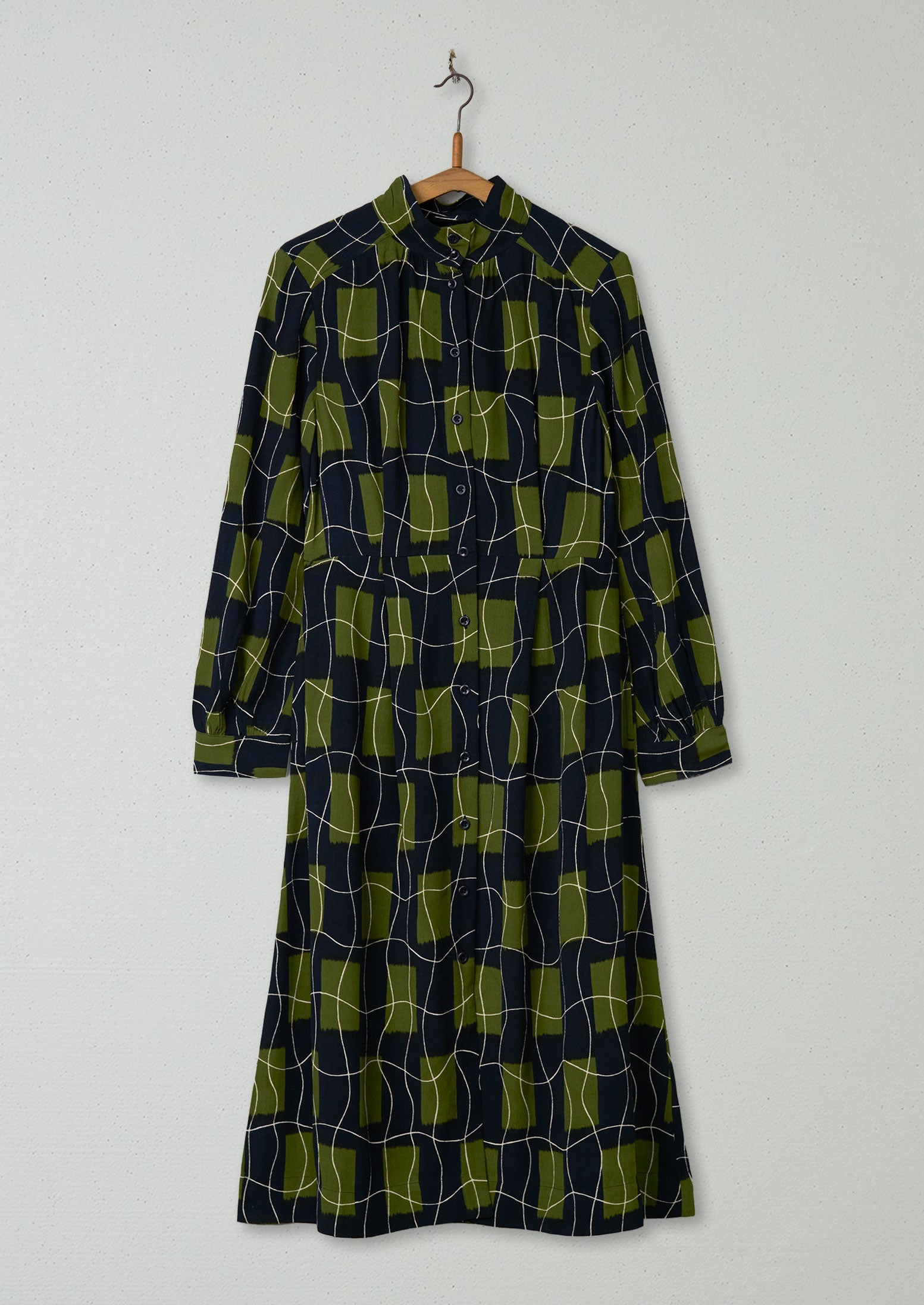 Reworn Check Print Dress Size 6 (992) | Multi