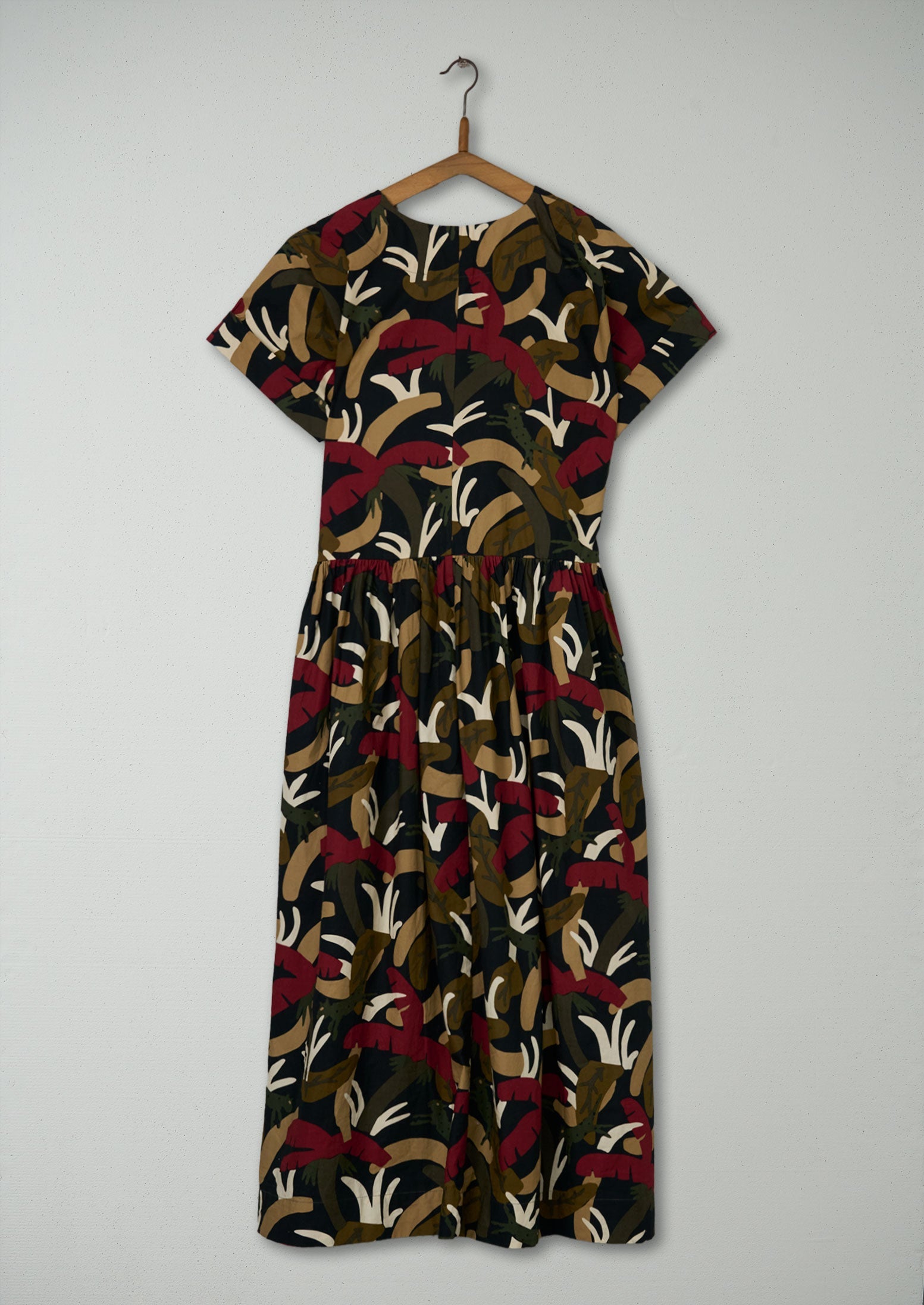 Reworn Palm Print Poplin Dress Size 10 (979) | Multi 3 Reworn Palm Print Poplin Dress Size 10 (979) | Multi