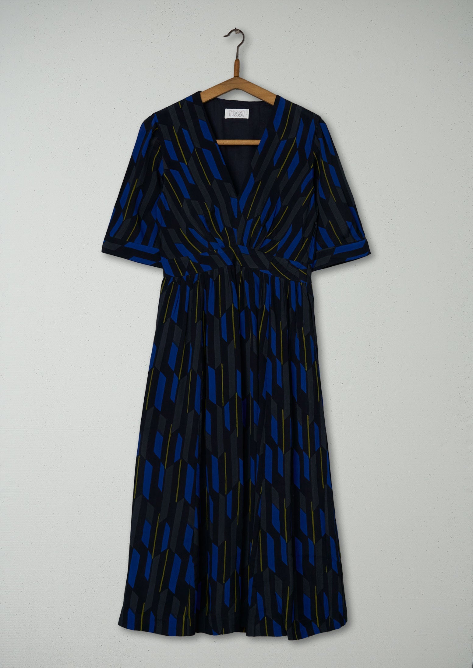 Reworn Geo Print Dress Size 6 (946) | Multi