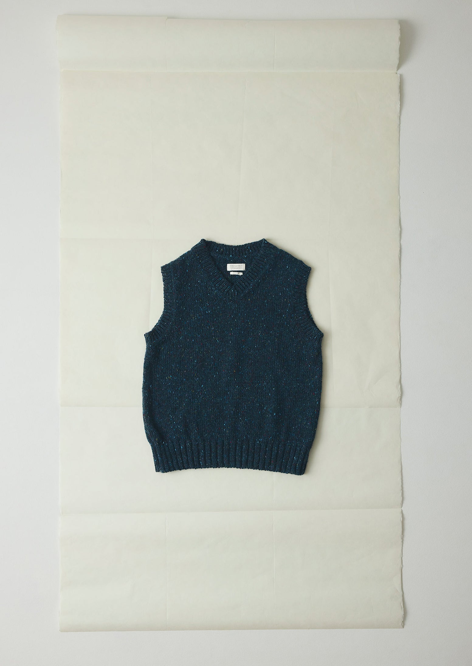 Donegal Wool Knitted Tank | Midnight 7 Donegal Wool Knitted Tank | Midnight