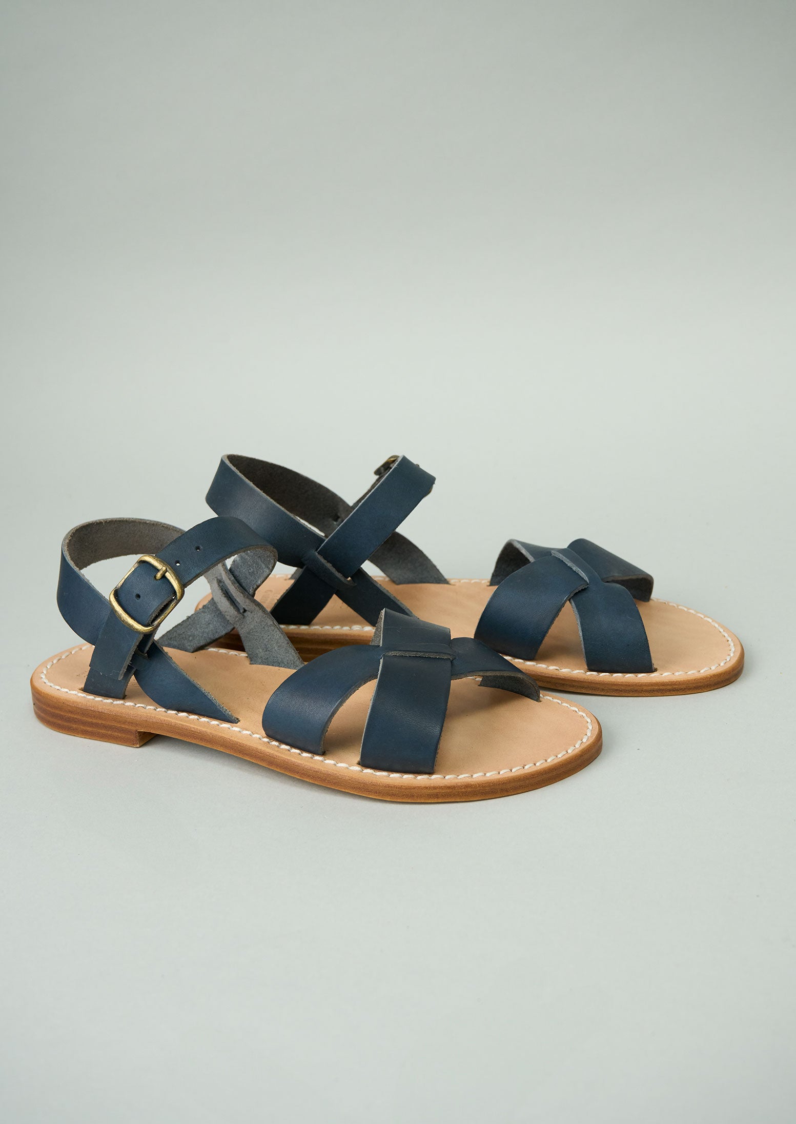 Reworn La Botte Gardiane Pac Sandals Size 36 (288) | Darkest Navy