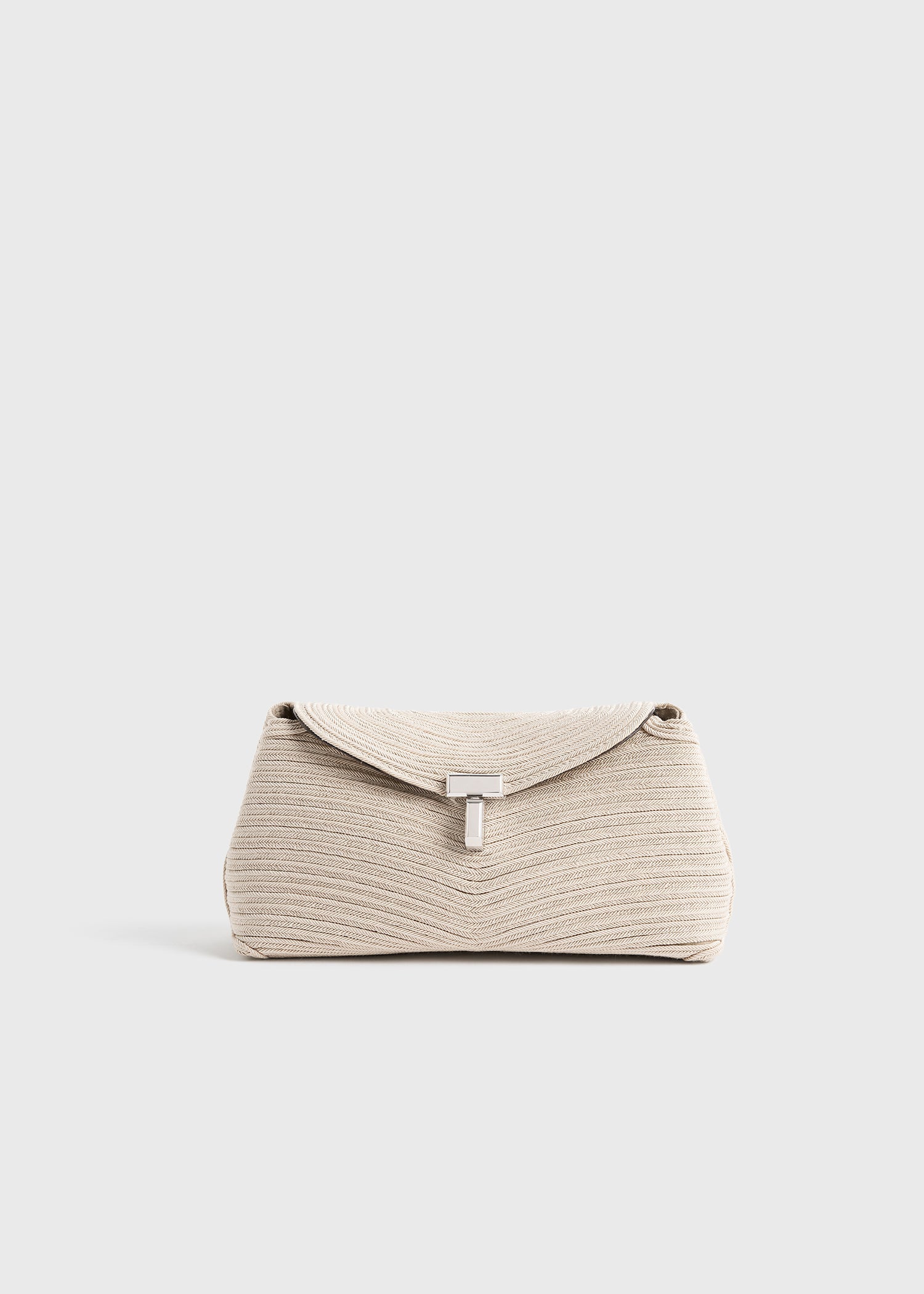 Mini T-Lock clutch pearl