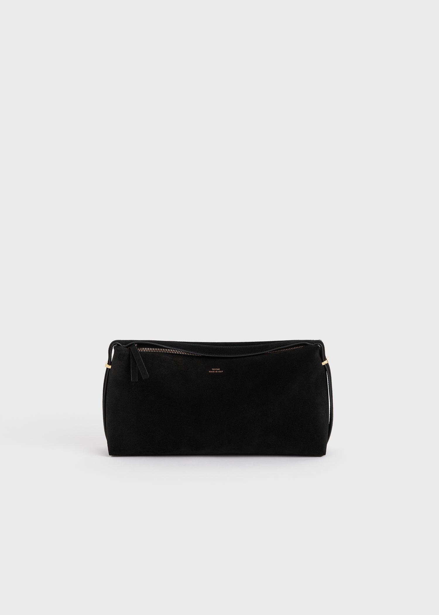 Belted suede clutch black 12 Belted suede clutch black