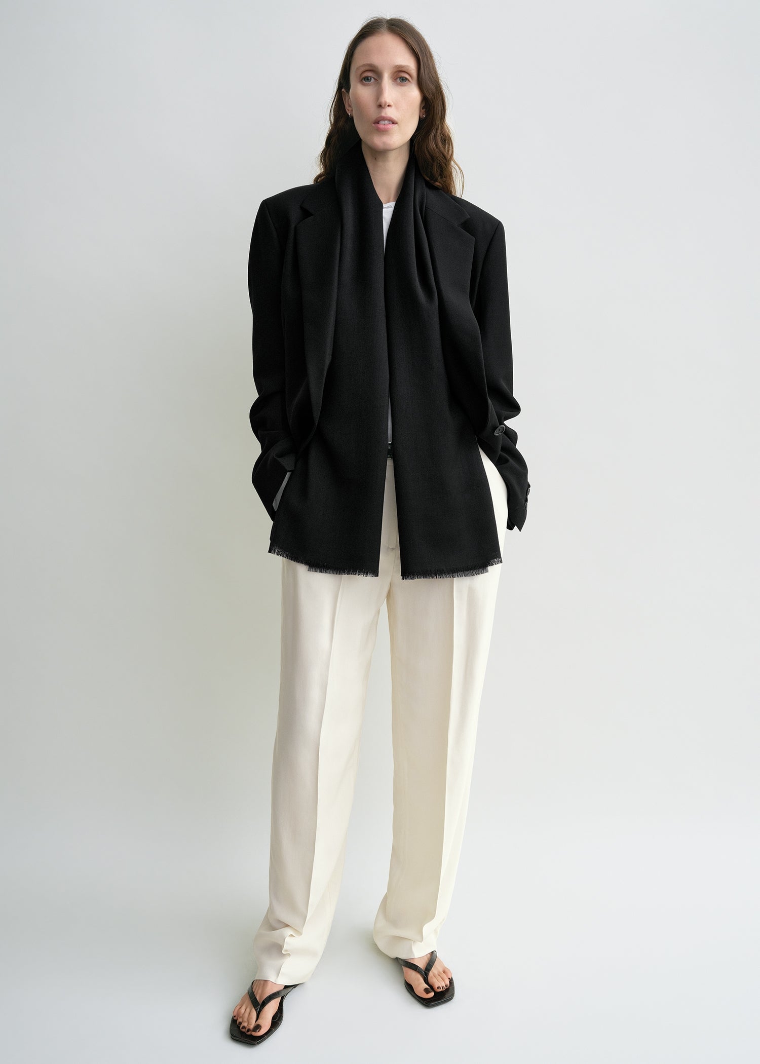 Tailored blazer black
