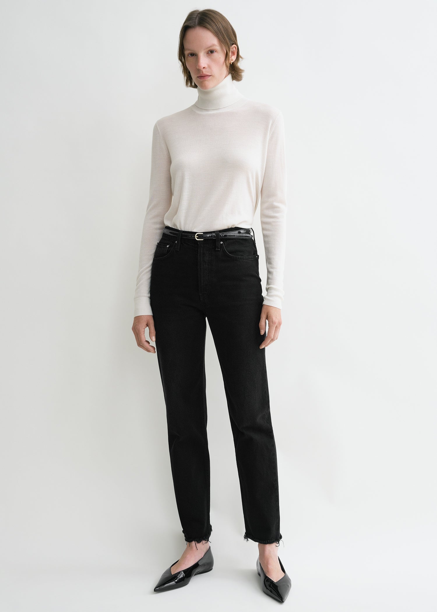 Classic cut denim black