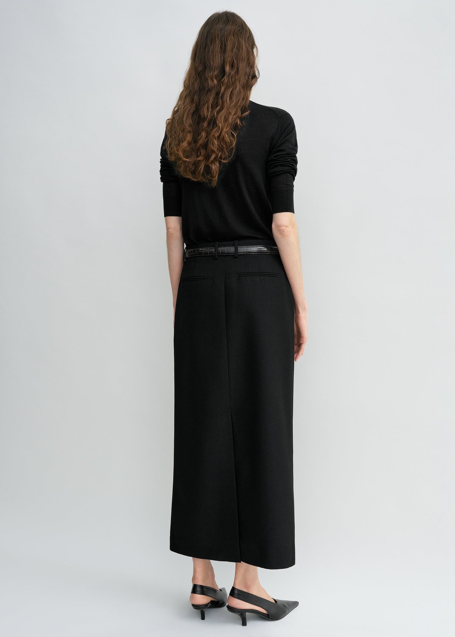 Low-waist straight skirt black petite 4 Low-waist straight skirt black petite