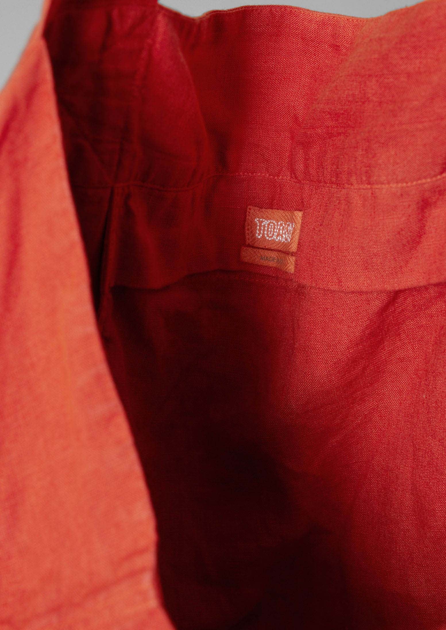 Garment Dyed Linen Bag | Red Chilli 4 Garment Dyed Linen Bag | Red Chilli
