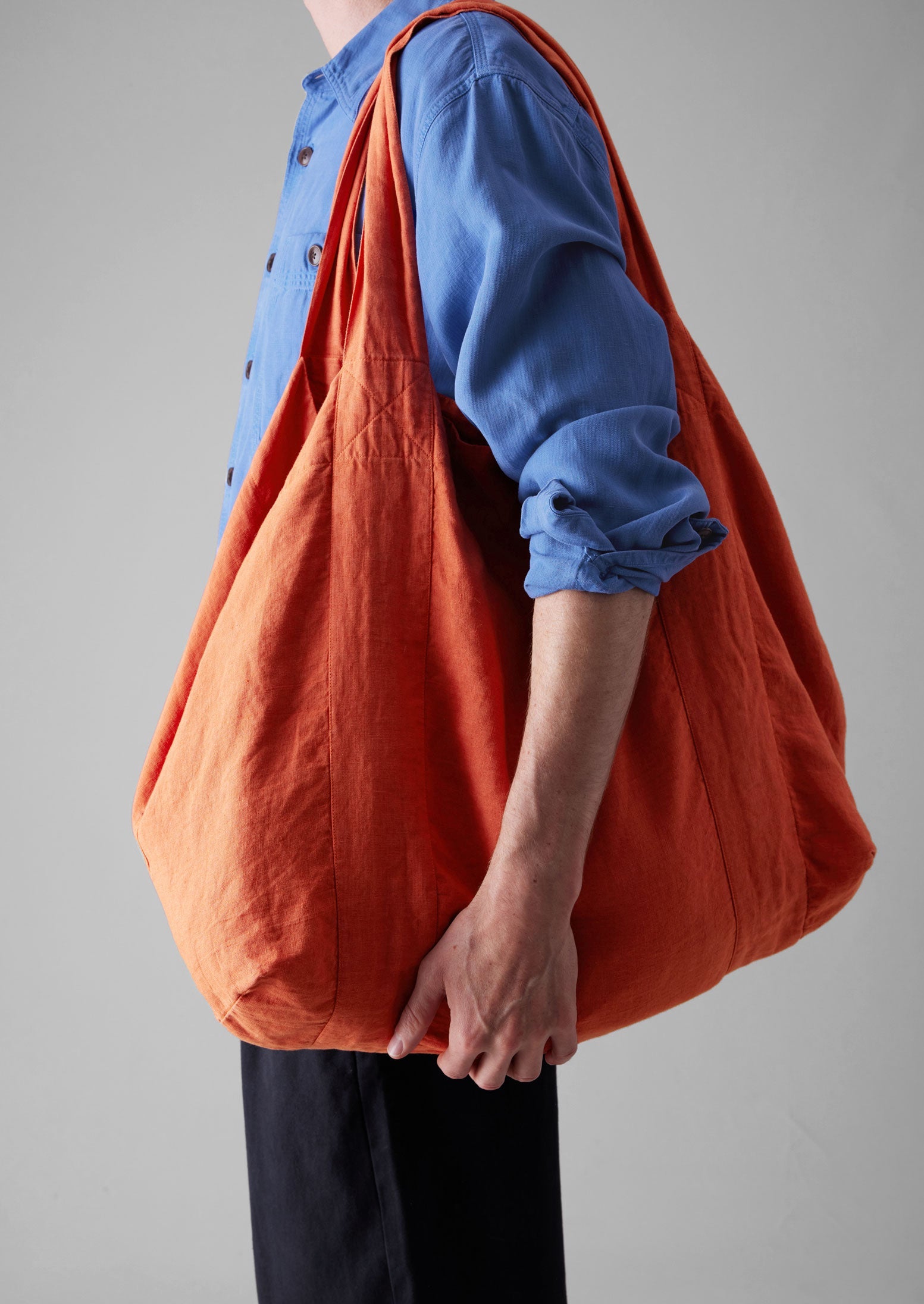 Garment Dyed Linen Bag | Red Chilli 5 Garment Dyed Linen Bag | Red Chilli